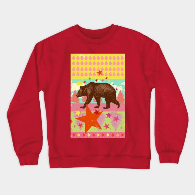 NATURE BEAR Crewneck Sweatshirt by Showdeer